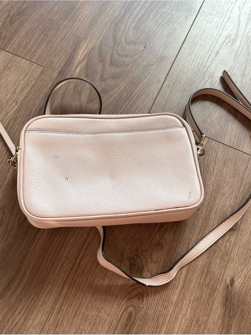 Michael Kors Blush Pebbled Leather Crossbody